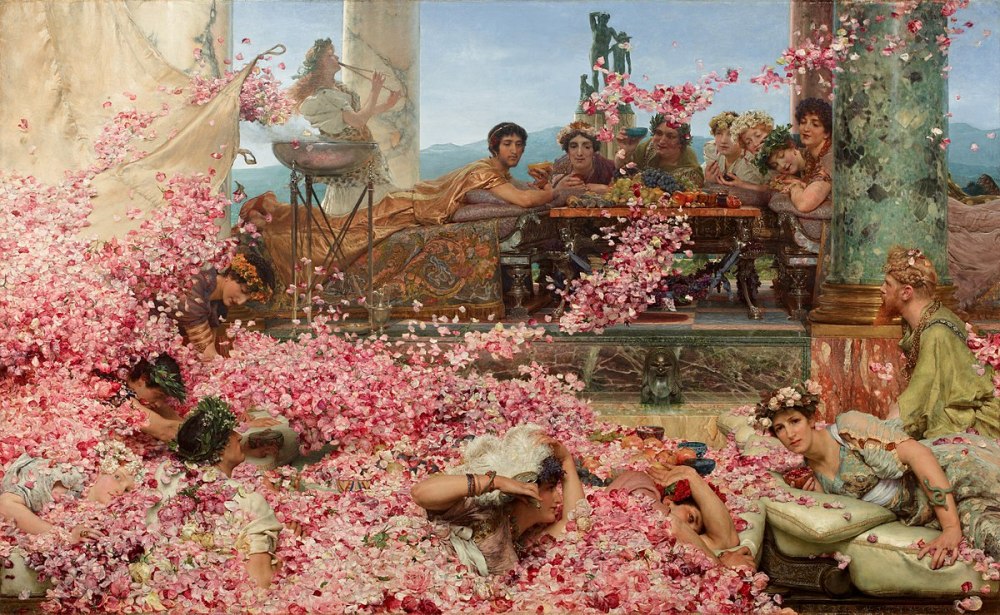 Las Rosas de Heliogabalo, de Sir Lawrence Alma-Tadema (1888)