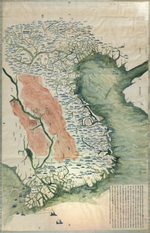 Mapa de Vietnam (s. XIX)